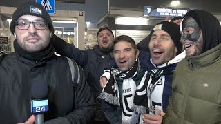 Sfottò Juve tifosi cantano quotOje vita miaquot a CalcioNapoli24 TV spunta quotPulcinella juventinoquot [upl. by Nwahsram]