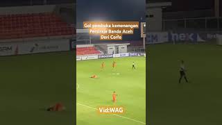 Free Kick Deri Corfe Persiraja Banda Aceh vs PSMS Medan FT 21 football persiraja liga2 [upl. by Letizia]