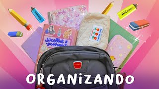 ✅ ORGANIZO MI MOCHILA  LA FORMA PERFECTA  PARA IR A CLASES  REBAJAS SHEIN 1111 [upl. by Neros516]