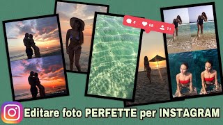 Editare foto PERFETTE per INSTAGRAM  Modificare foto vacanze come gli INFLUENCER 📸🌅💁🏼‍♀️ [upl. by Ades]