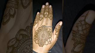 simpleeasymandala Mehndi Design shorts mehndi youtubeshorts viralvideo [upl. by Nnil105]