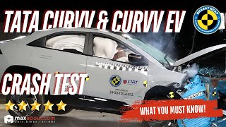 Tata Curvv amp Curvv EV Bharat NCAP Crash Test Results 5Star Safety Unveiled [upl. by Aenehs]