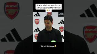 Ai Arteta  post match interview  ai football funny shorts [upl. by Nnylahs]