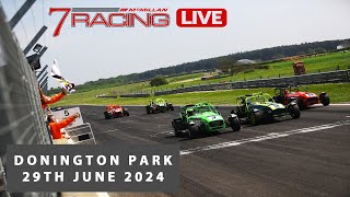 7 Racing Live stream  Donington Park  29th June 2024 [upl. by Zeba]