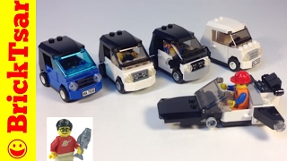 LEGO MOVIE Emmets Smart Car and Fly Car from Toys R Us Build [upl. by Enohpets]