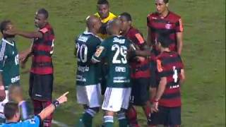 Palmeiras 0 x 0 Flamengo Kleber não quotcumprequot o Fair Play e gera confusão [upl. by Yslehc844]