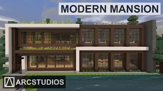 Minecraft Modern Mansion 4  Spruce House  DOWNLOAD  Arcstudios [upl. by Modestia]