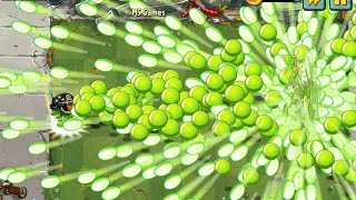 PvZ 2 Fusion  Mega Gatling Pea And Other Plant using Projectile AppeaseMint Max Level [upl. by Mayhs]