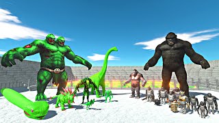 Radiation Two Head Goro  Radiation Mamba Team vs Mutant Primates in Radiation Stadium Arena  ARBS [upl. by Ingold]