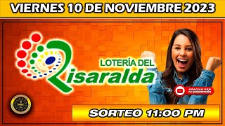 Resultado de LOTERIA DE RISARALDA del VIERNES 10 de noviembre 2023 [upl. by Hteik]