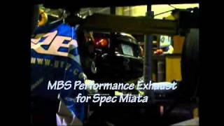 Spec Miata exhaust video [upl. by Gnal]