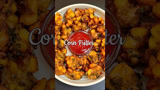 Corn Fritters shortfeed food shorts recipe indiansnacks [upl. by Tamera]