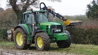 Hedge Cutting with John Deere 6930 amp NEW McConnel Trimmer  Hedge Cutting 2022 [upl. by Tareyn]