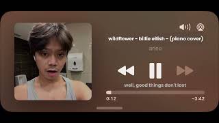 wildflower  billie eilish cover with lyrics [upl. by Fitalludba]