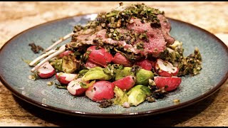 Chimichurri Rack of Lamb amp Roasted Veggies [upl. by Reitman]