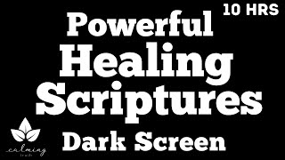 Meditate on Gods Word  Dark Screen Healing Scriptures Bible Verses For Sleep  Female Voice [upl. by Proctor]