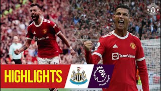 Ronaldo strikes as United hit Newcastle for four  Highlights  Manchester United 41 Newcastle [upl. by Navoj496]