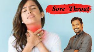 Sore Throat  Symptoms Causes and Treatment health DrMKalaivanan [upl. by Averi]