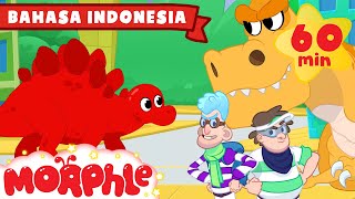 Bandit Dinosaurus Yang Jahat  Morphle  Bahasa Indonesia  Kartun Populer AnakAnak [upl. by Aninnaig]