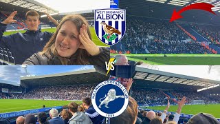 WBA VS MILLWALL VLOG  MILLWALL COME TO TOWN IN ALBION STALEMATE [upl. by Ydnak]