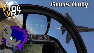 VTOL VR  Tense Guns Only Battle with an Enemy [upl. by Arabelle753]