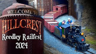 Reedley Railfest 2024 Hillcrest Tree Farm [upl. by Eelreveb]