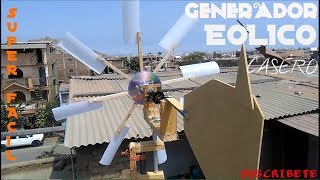 Como Construir un Generador Eólico PARTE 1Eólico Home Generator [upl. by Ardnasxela]