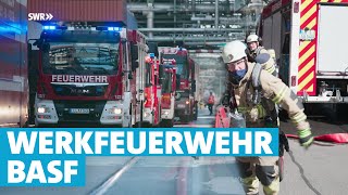 Die Werkfeuerwehr der BASF Rund um die Uhr einsatzbereit [upl. by Akenom]