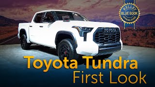 2022 Toyota Tundra  First Look [upl. by Enirtak357]