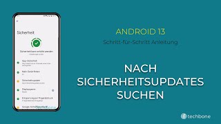 Nach Sicherheitsupdates suchen Android 13 [upl. by Vastha]