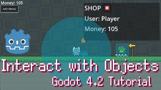 Player Interact with Objects amp Resource Signal Bus Tutorial  Godot 42 [upl. by Goober346]