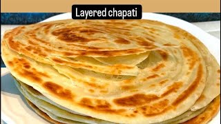 layered chapati recipe cookingvlogs weeklyvlog [upl. by Adiesirb]