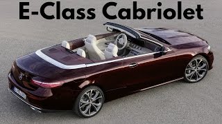 Mercedes EClass Cabriolet Avantgarde  Premiumclass Fabric Soft Top [upl. by Teiv]