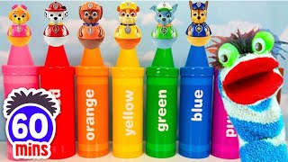 Fizzy Discover Colors With Paw Patrol Colorful Crayon Surprises  Fun Compilations For Kids [upl. by Homans]