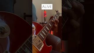 Alive Pearl Jam pearljam eddievedder 90smusic grunge guitarcover genx [upl. by Annorah]