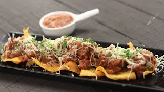 Nachos Refried Beans and Salsa  Best Foodie Friends  Chef Anupa  Sanjeev Kapoor Khazana [upl. by Dionysus]