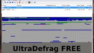 The Best HDD Defragmentation tool  UltraDefrag FREE [upl. by Blatt145]