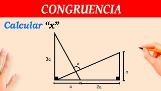 CONGRUENCIA de TRIANGULOS  ejercicios resueltos paso a paso [upl. by Todd]