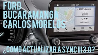 ¿Cómo actualizar Sync 3 en mi carro  Parte 1  Carlos Morelos [upl. by Petula]