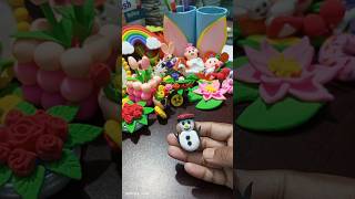 DIY Clay craft idea ।। Clay art ।। diy shorts craftideas craft art clayart [upl. by Natek773]