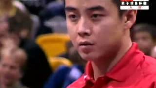 Wang Hao vs Timo Boll 2005World Cup Table Tennis [upl. by Carmine]