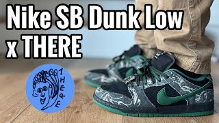 Nike SB Dunk Low x THERE Review amp On Feet [upl. by Tome]