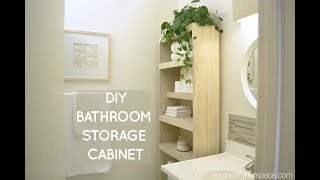 DIY over the toilet storage cabinet [upl. by Alanson]