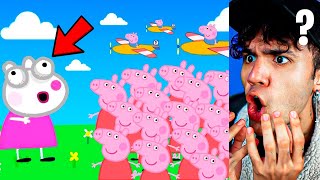 1000 PEPPA PIGS vs 1 Suzy Animação Engraçado [upl. by Aiotal]