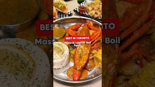 Massive lobster and seafood feast Can you finish all this lobster foodshorts seafoodboil [upl. by Bucella]