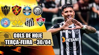 TODOS OS GOLS DESTA TERÃ‡AFEIRA 3004  GOLS DE HOJE PELA COPA DO BRASIL [upl. by Allyn]