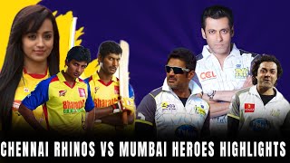 Chennai Rhinos vs Mumbai Heroes  Epic Highlights from CCL Faceoff  CCL 2024 [upl. by Domonic570]