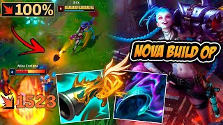 NOVA BUILD DA JINX DE LETALIDADE E CRÍTICO TÁ MUITO OP   LEAGUE OF LEGENDS [upl. by Neehsuan]