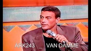 Jean Claude Van Damme   MEGA RARE  Promote Double Impact PART 1 [upl. by Eirod]