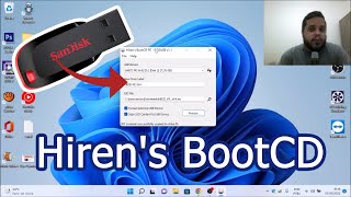 Hirens Boot Como Montar no Pen Drive  2022 Hirens BootCD PE [upl. by Aligna]